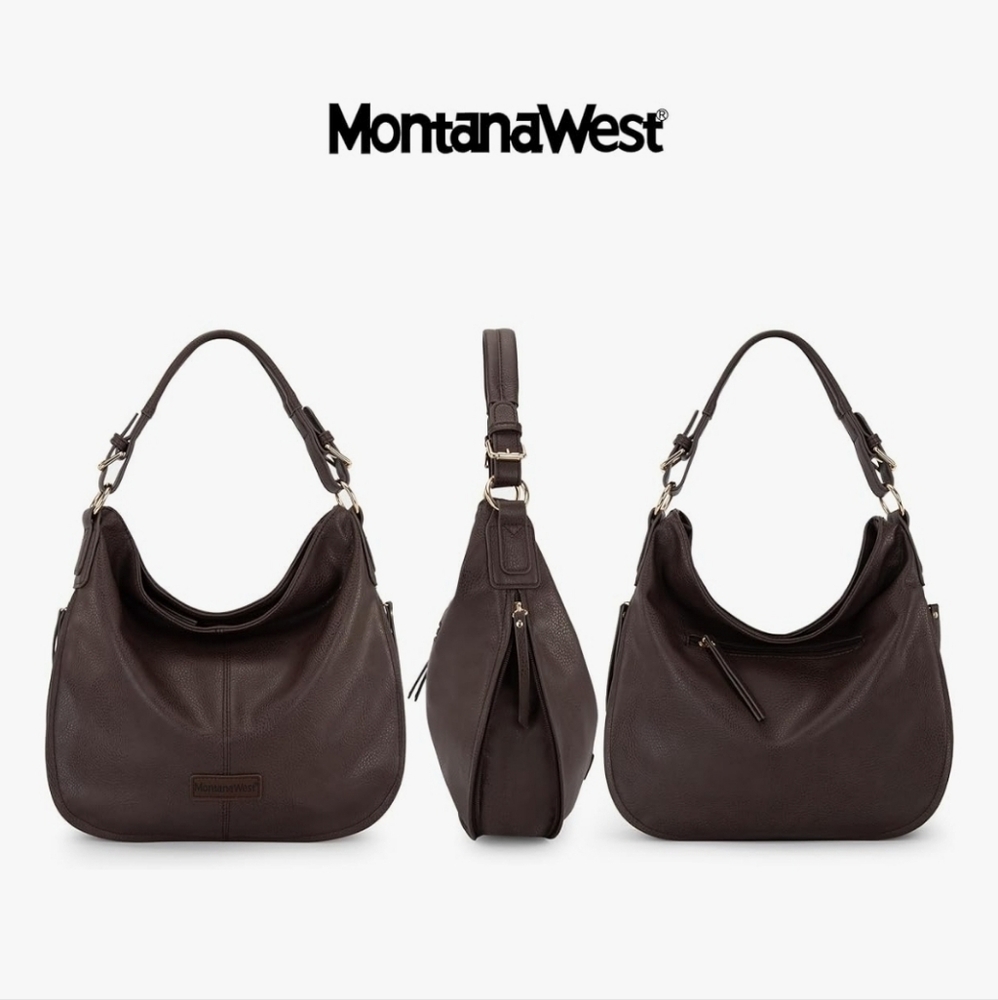 Montana West Dark Brown Shoulder Bag